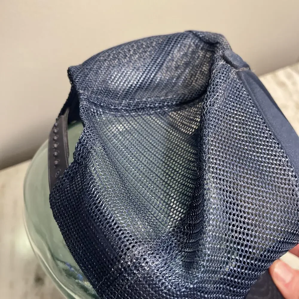 VINTAGE Next Day Motor Freight Hat Cap Snap Back Blue Mesh Trucker Mens 80s 90s